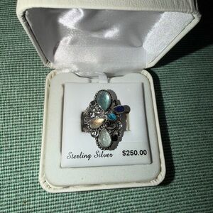 Sterling Silver Multi-Stone Ring